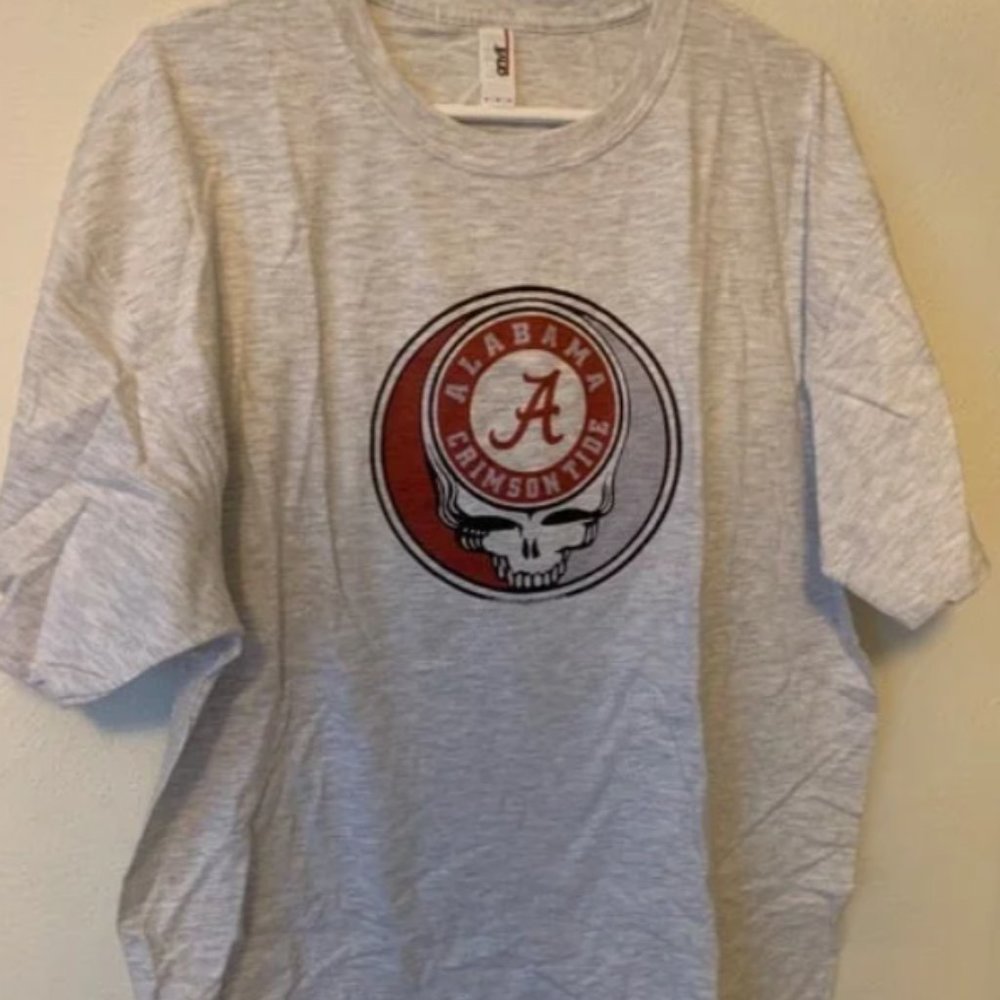 Grateful Dead Alabama Getaway Crimson University Roll Tide T-shirt